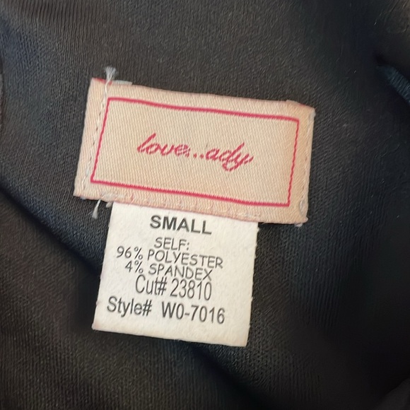 Love…ady Black Bow-strap Jumpsuits Size Small - Picture 7 of 8